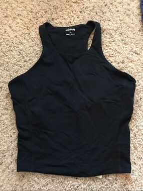 allbirds Black Racerback Tank Top
